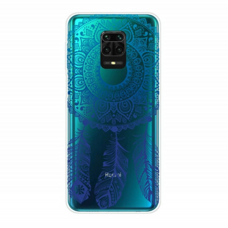 Cover Xiaomi Redmi Note 9S / 9 Pro Mandala A Fiore Singolo