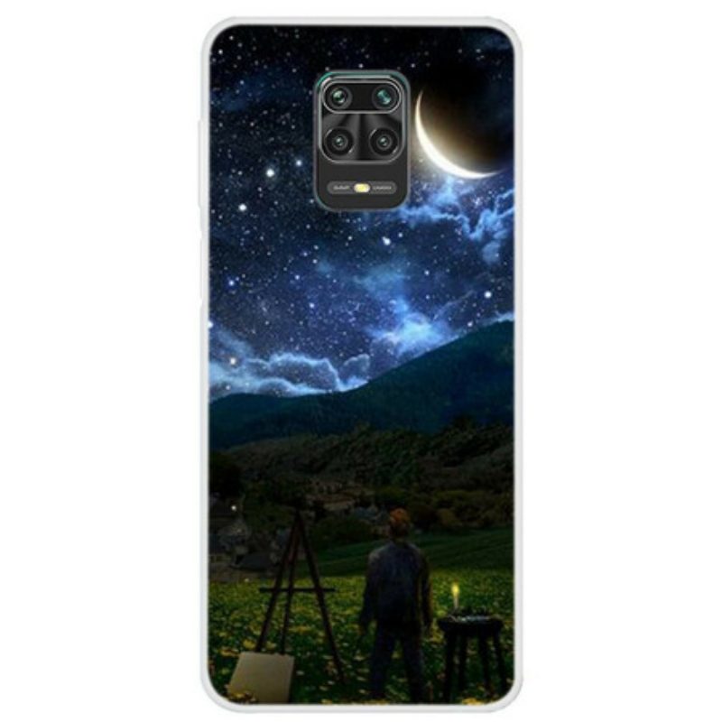 Cover Xiaomi Redmi Note 9S / 9 Pro Pittore Nella Notte