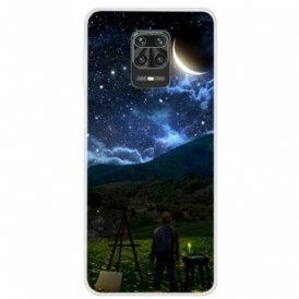 Cover Xiaomi Redmi Note 9S / 9 Pro Pittore Nella Notte