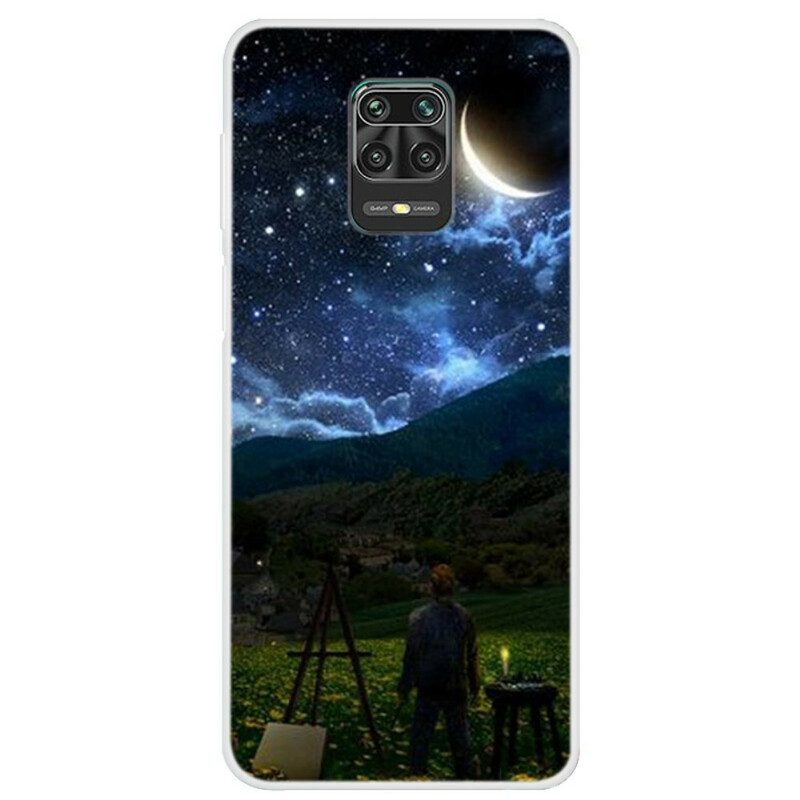 Cover Xiaomi Redmi Note 9S / 9 Pro Pittore Nella Notte