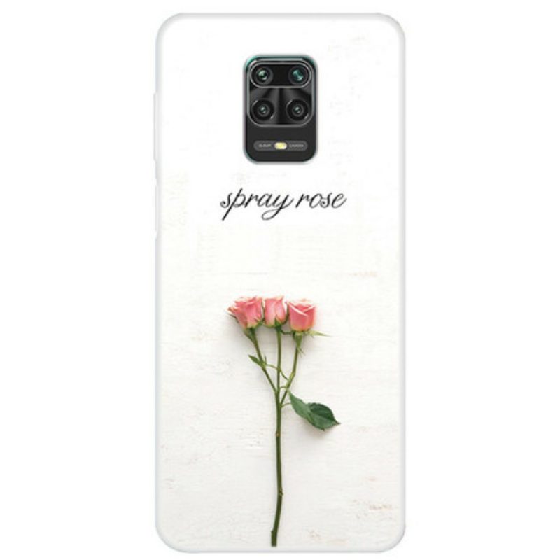 Cover Xiaomi Redmi Note 9S / 9 Pro Spruzza Le Rose