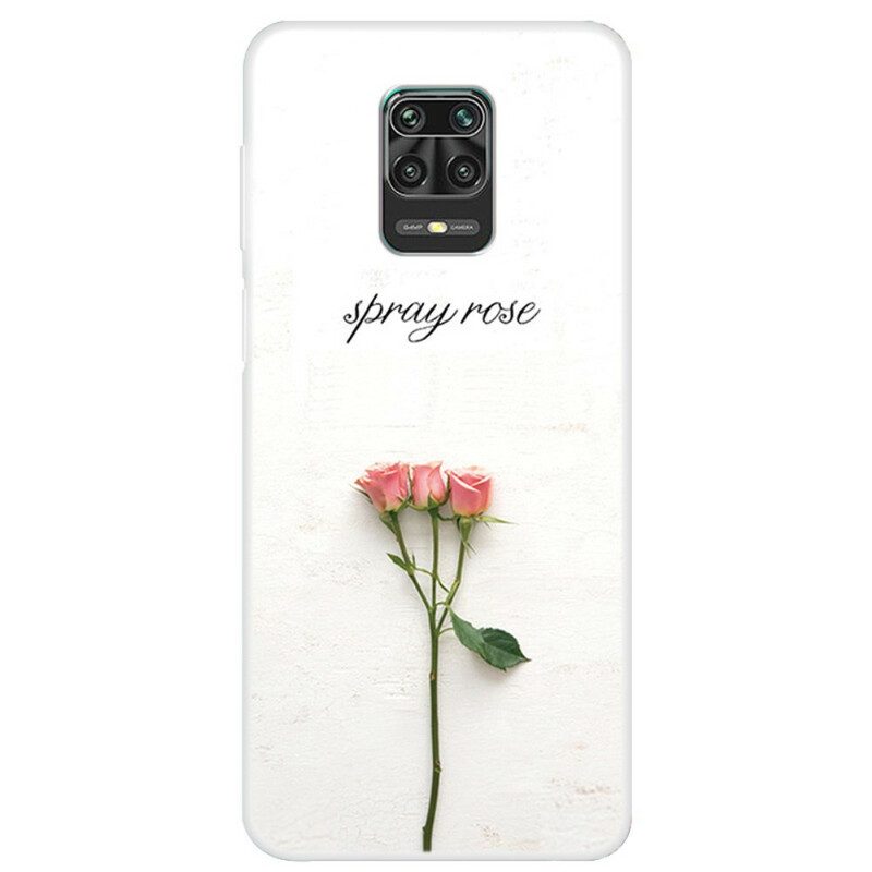 Cover Xiaomi Redmi Note 9S / 9 Pro Spruzza Le Rose