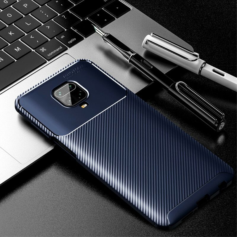 Cover Xiaomi Redmi Note 9S / 9 Pro Struttura Flessibile In Fibra Di Carbonio