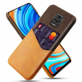 Cover Xiaomi Redmi Note 9S / 9 Pro Titolare Della Carta