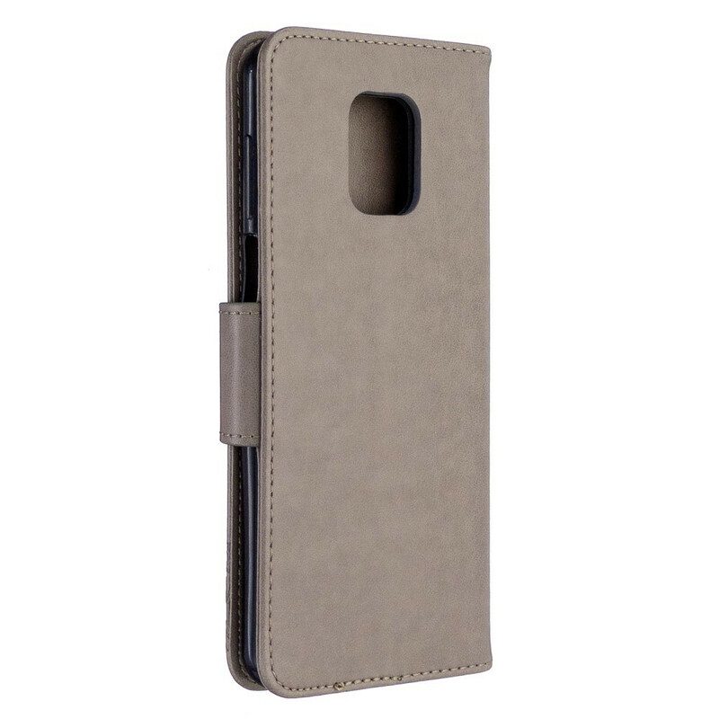 Custodia A Portafoglio Xiaomi Redmi Note 9S / 9 Pro Perizoma Farfalle