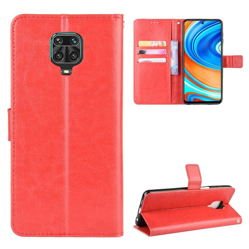 Custodia in pelle Xiaomi Redmi Note 9S / 9 Pro Ecopelle Appariscente