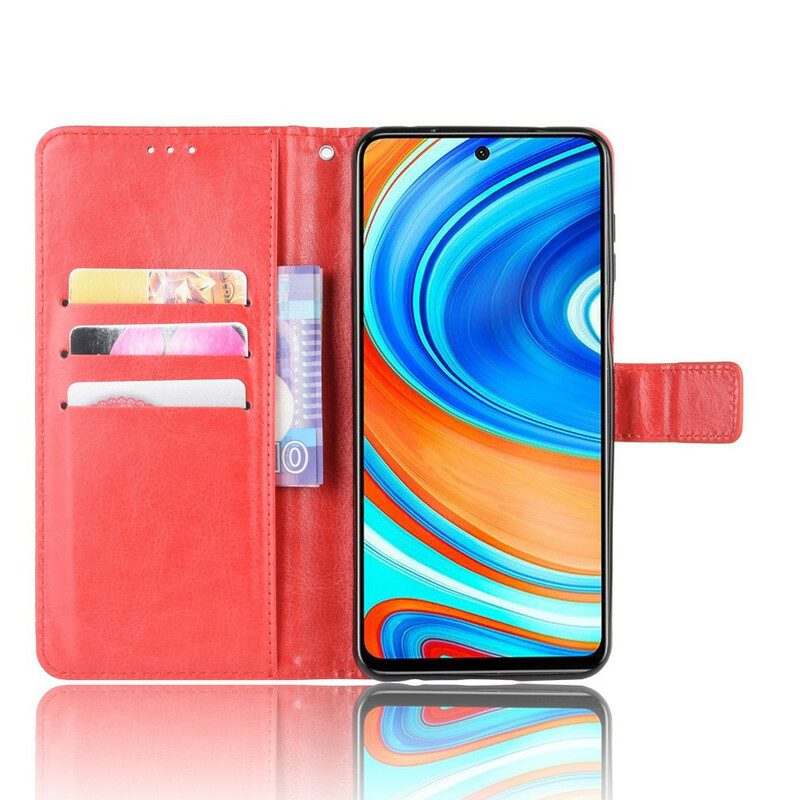 Custodia in pelle Xiaomi Redmi Note 9S / 9 Pro Ecopelle Appariscente