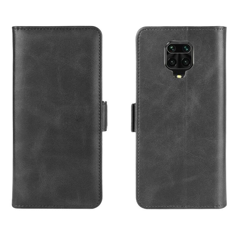 Custodia in pelle Xiaomi Redmi Note 9S / 9 Pro Folio Cover Doppio Lembo