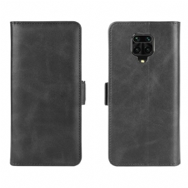 Custodia in pelle Xiaomi Redmi Note 9S / 9 Pro Folio Cover Doppio Lembo