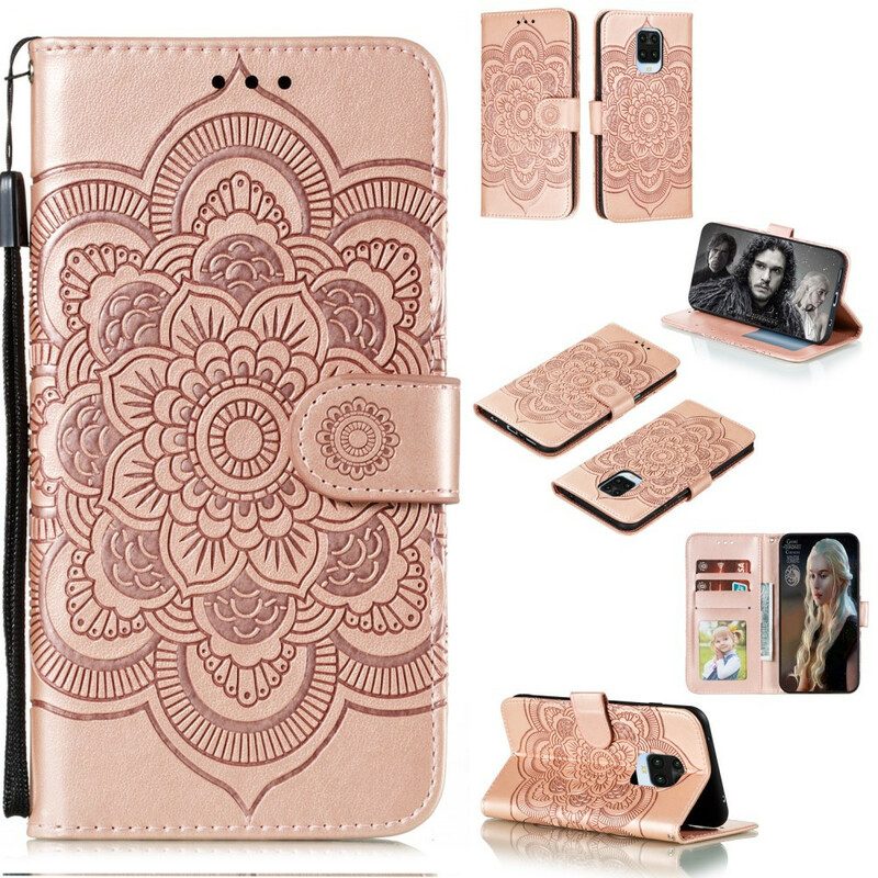 Custodia in pelle Xiaomi Redmi Note 9S / 9 Pro Mandala Completo