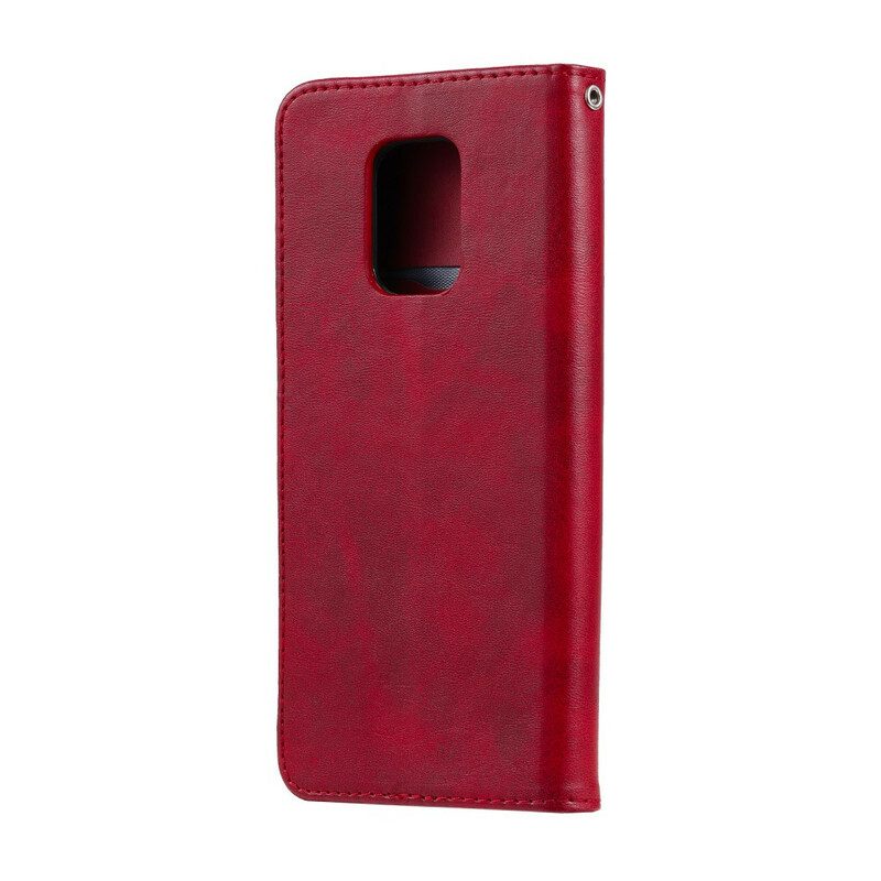 Custodia in pelle Xiaomi Redmi Note 9S / 9 Pro Portafoglio