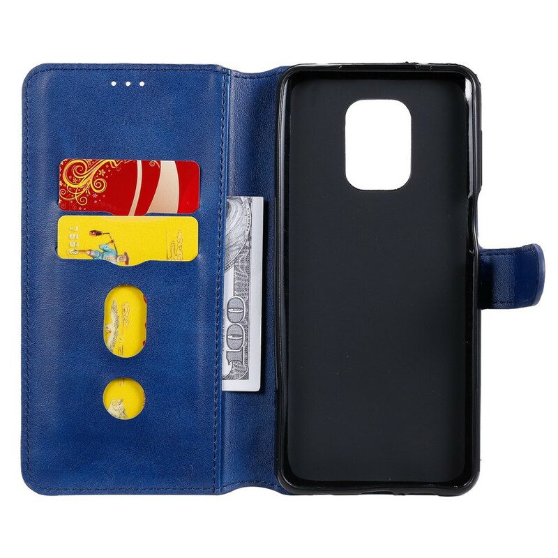 Custodia in pelle Xiaomi Redmi Note 9S / 9 Pro Stile Classico In Pelle