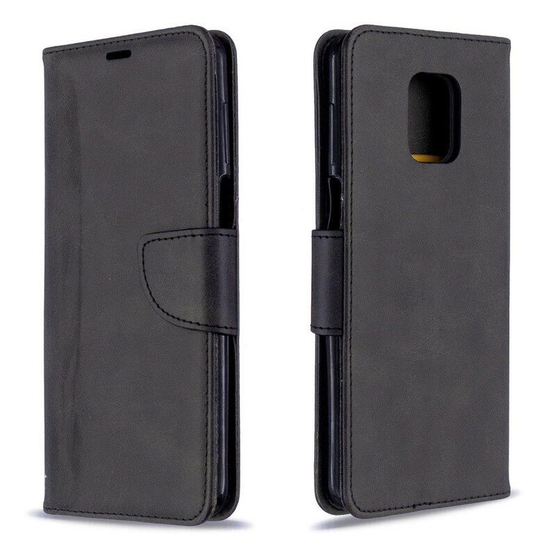 Custodia in pelle Xiaomi Redmi Note 9S / 9 Pro Stile In Pelle Con Cinturino