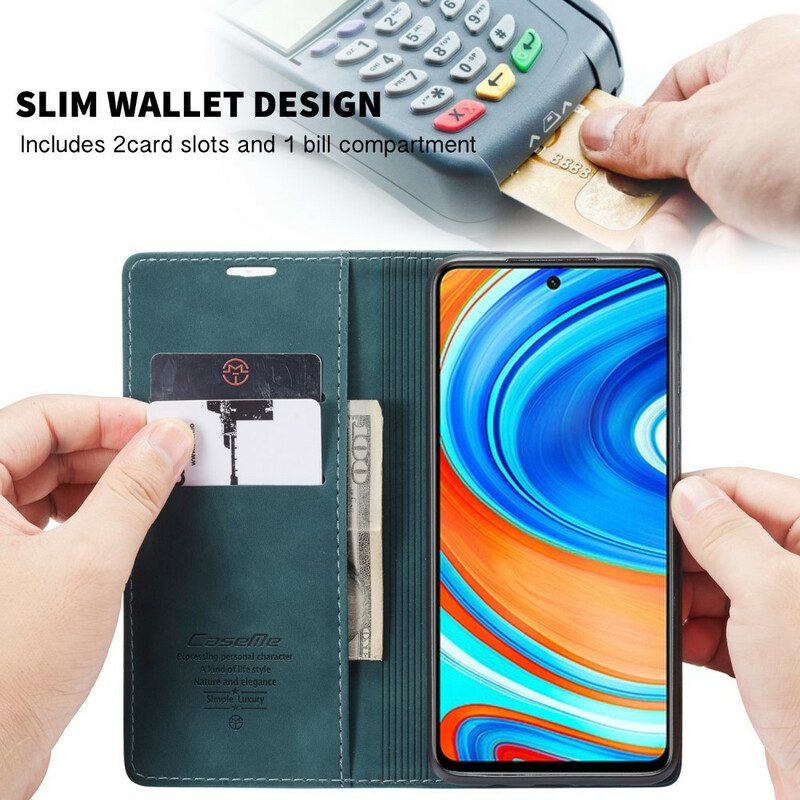 Folio Cover Xiaomi Redmi Note 9S / 9 Pro Custodia in pelle Caseme Ecopelle