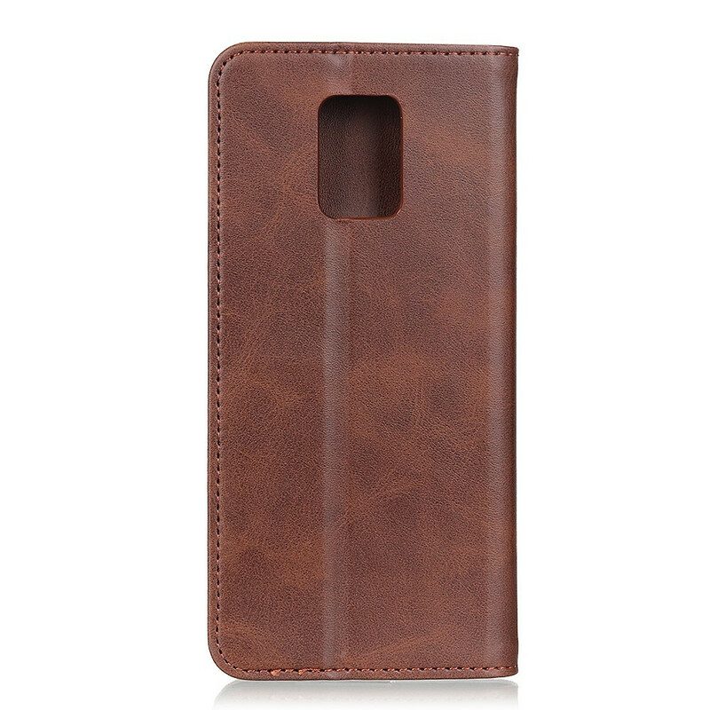 Folio Cover Xiaomi Redmi Note 9S / 9 Pro Custodia in pelle Pelle Crosta Eleganza