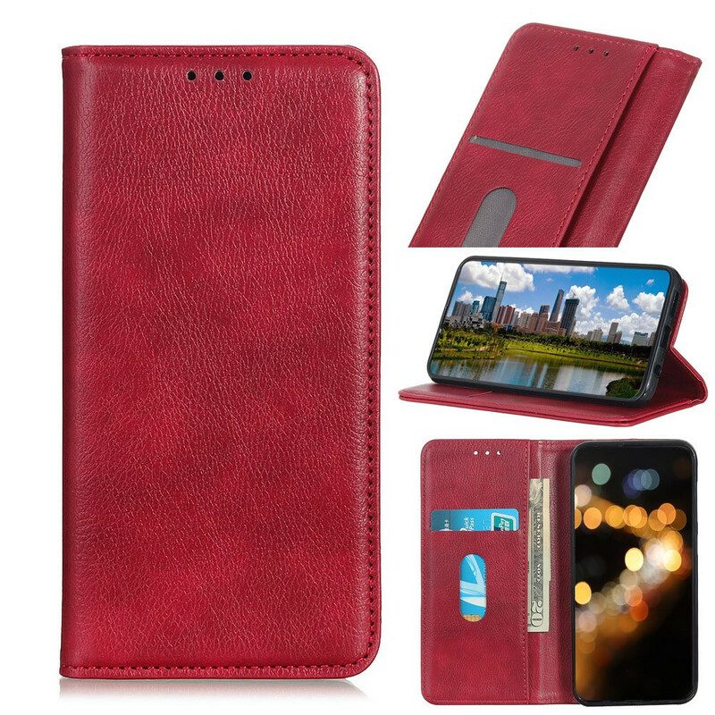 Folio Cover Xiaomi Redmi Note 9S / 9 Pro Custodia in pelle Pelle Crosta Eleganza