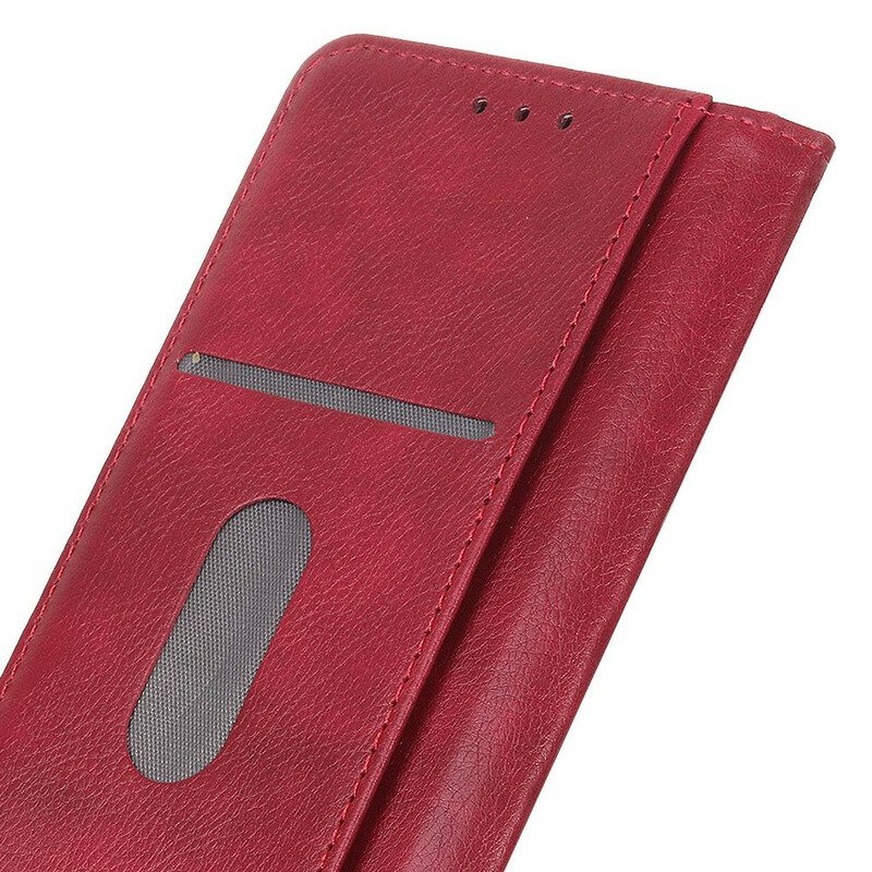 Folio Cover Xiaomi Redmi Note 9S / 9 Pro Custodia in pelle Pelle Crosta Eleganza