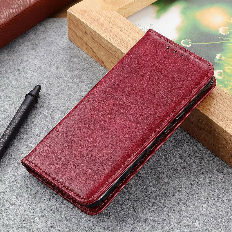 Folio Cover Xiaomi Redmi Note 9S / 9 Pro Custodia in pelle Pelle Crosta Eleganza