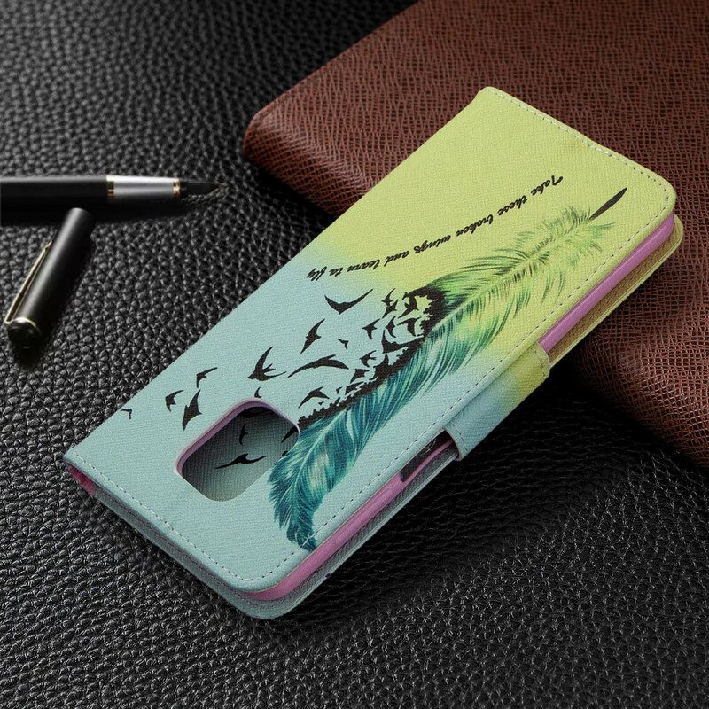 Folio Cover Xiaomi Redmi Note 9S / 9 Pro Impara A Volare