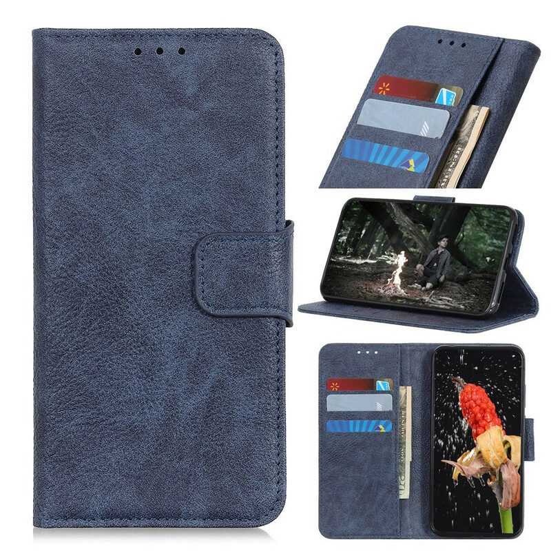 Folio Cover Xiaomi Redmi Note 9S / 9 Pro Litchi Ultra Ecopelle