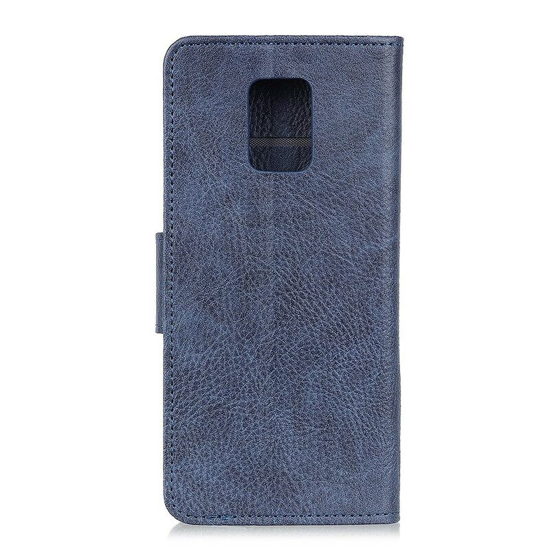 Folio Cover Xiaomi Redmi Note 9S / 9 Pro Litchi Ultra Ecopelle