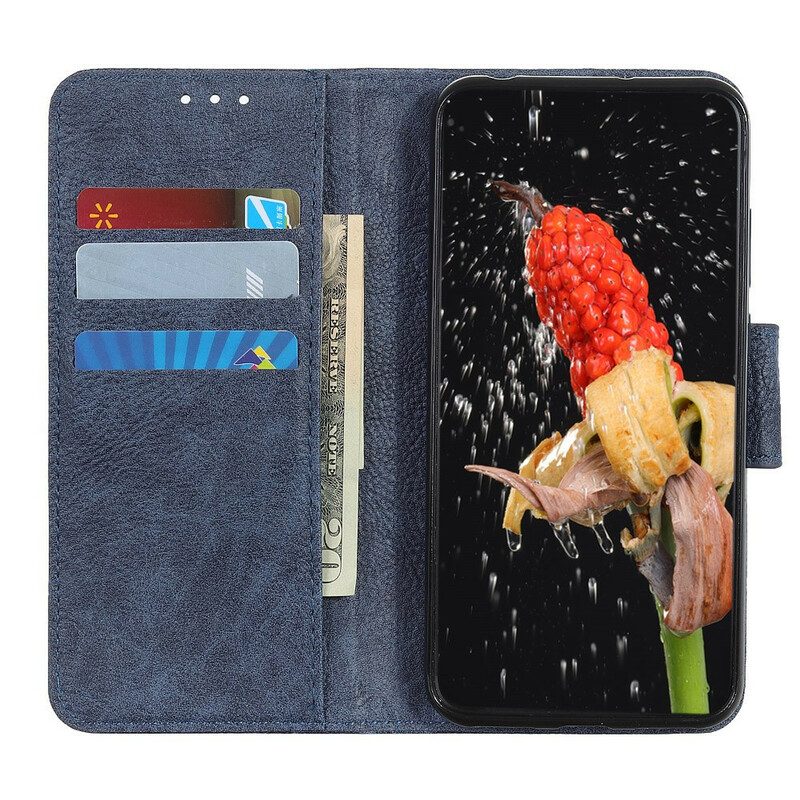 Folio Cover Xiaomi Redmi Note 9S / 9 Pro Litchi Ultra Ecopelle