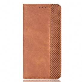 Folio Cover Honor Magic 5 Lite Custodia in pelle Stile Stilizzato In Pelle