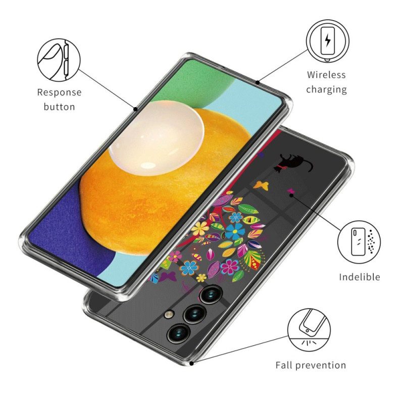 Cover Samsung Galaxy A14 / A14 5G Albero Colorato Senza Soluzione Di Continuità