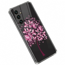Cover Samsung Galaxy A14 / A14 5G Albero Rosa Senza Soluzione Di Continuità