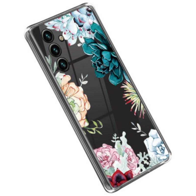 Cover Samsung Galaxy A14 / A14 5G Bouquet Di Fiori Senza Soluzione Di Continuità