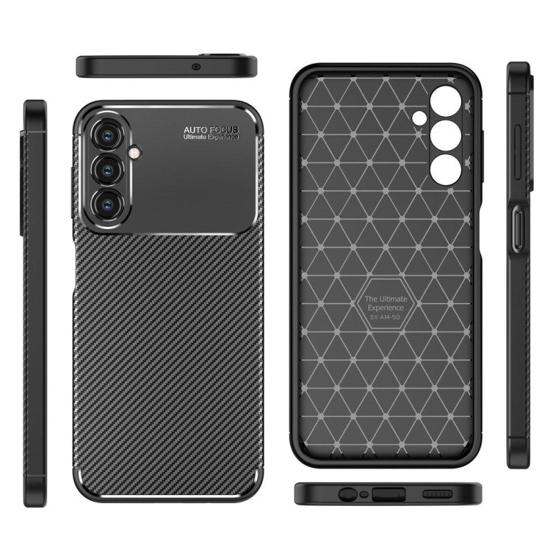 Cover Samsung Galaxy A14 / A14 5G Fibra Di Carbonio Flessibile