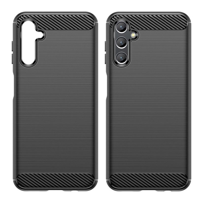 Cover Samsung Galaxy A14 / A14 5G Fibra Di Carbonio Spazzolata