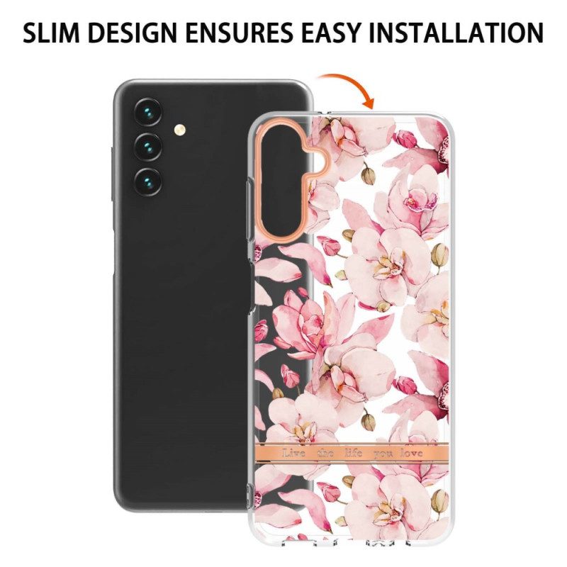 Cover Samsung Galaxy A14 / A14 5G Fiori Colorati