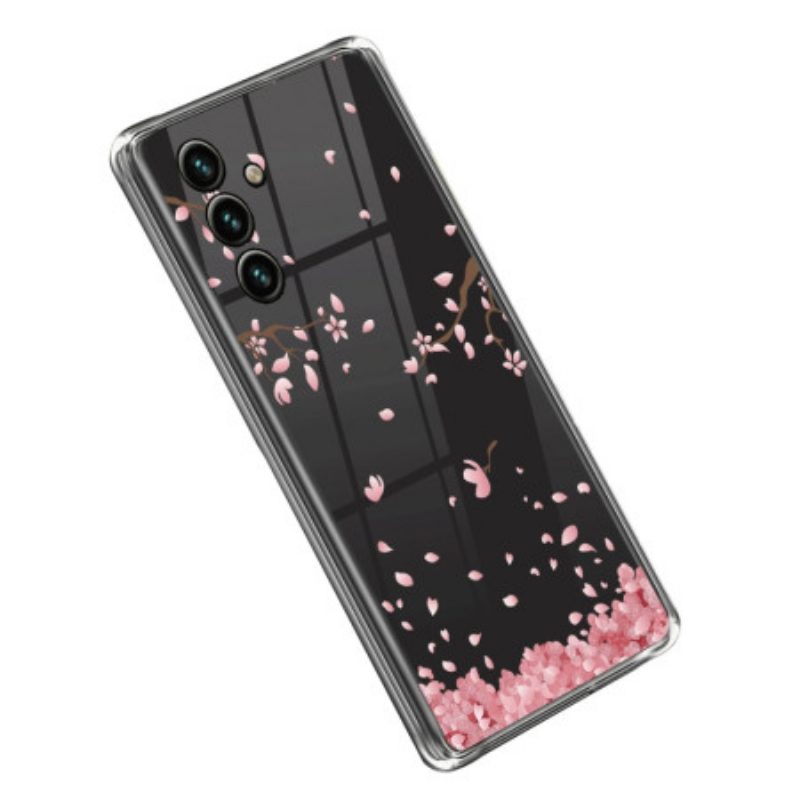 Cover Samsung Galaxy A14 / A14 5G Fiori Rosa Senza Soluzione Di Continuità