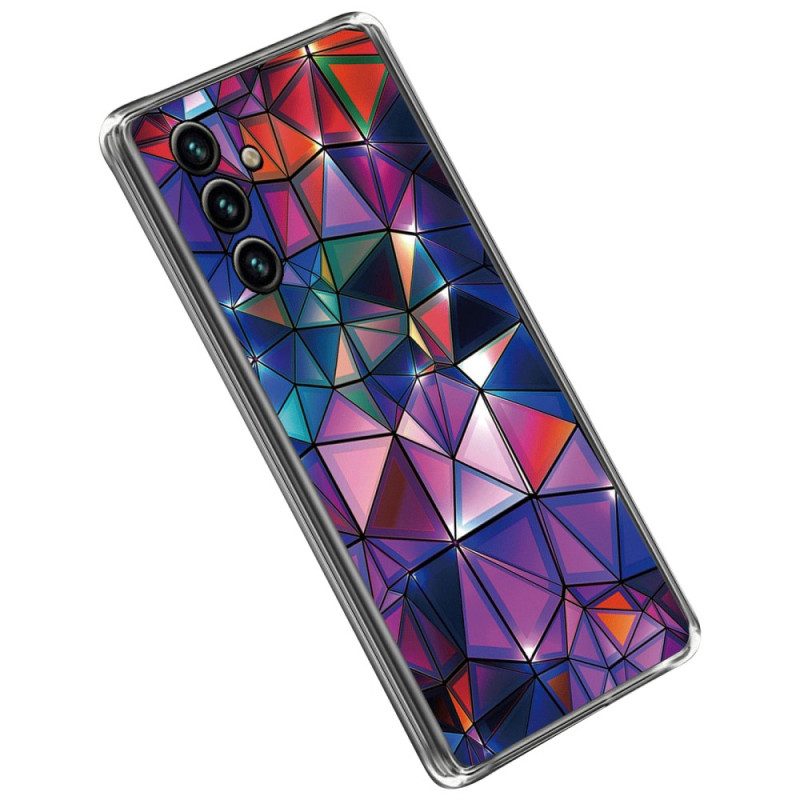 Cover Samsung Galaxy A14 / A14 5G Geometria Flessibile