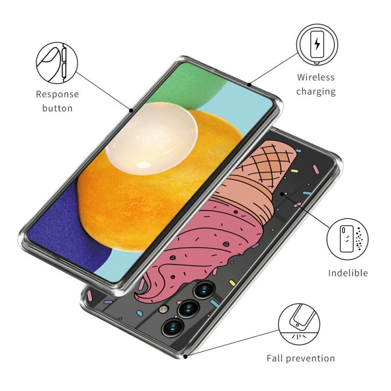 Cover Samsung Galaxy A14 / A14 5G Ghiaccio Trasparente