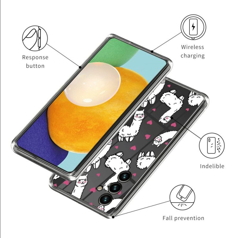 Cover Samsung Galaxy A14 / A14 5G Lama Multipli Senza Soluzione Di Continuità