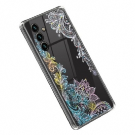 Cover Samsung Galaxy A14 / A14 5G Mandala Di Pizzo Senza Cuciture