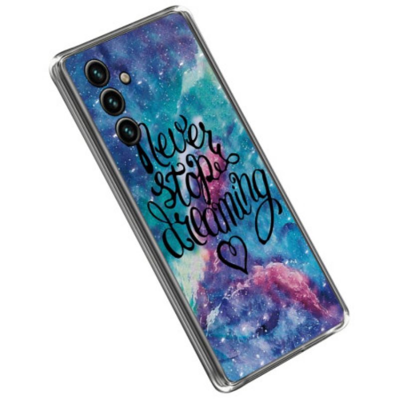 Cover Samsung Galaxy A14 / A14 5G Non Smettere Mai Di Sognare