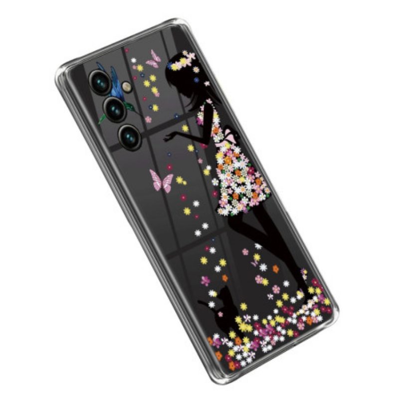 Cover Samsung Galaxy A14 / A14 5G Ragazza Trasparente