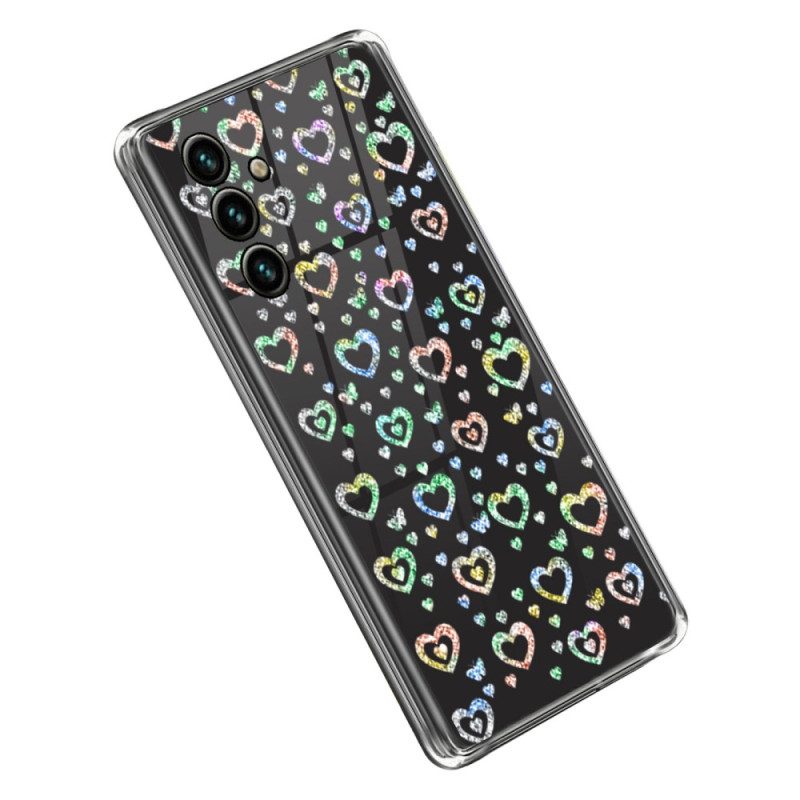 Cover Samsung Galaxy A14 / A14 5G Stelle / Cuori