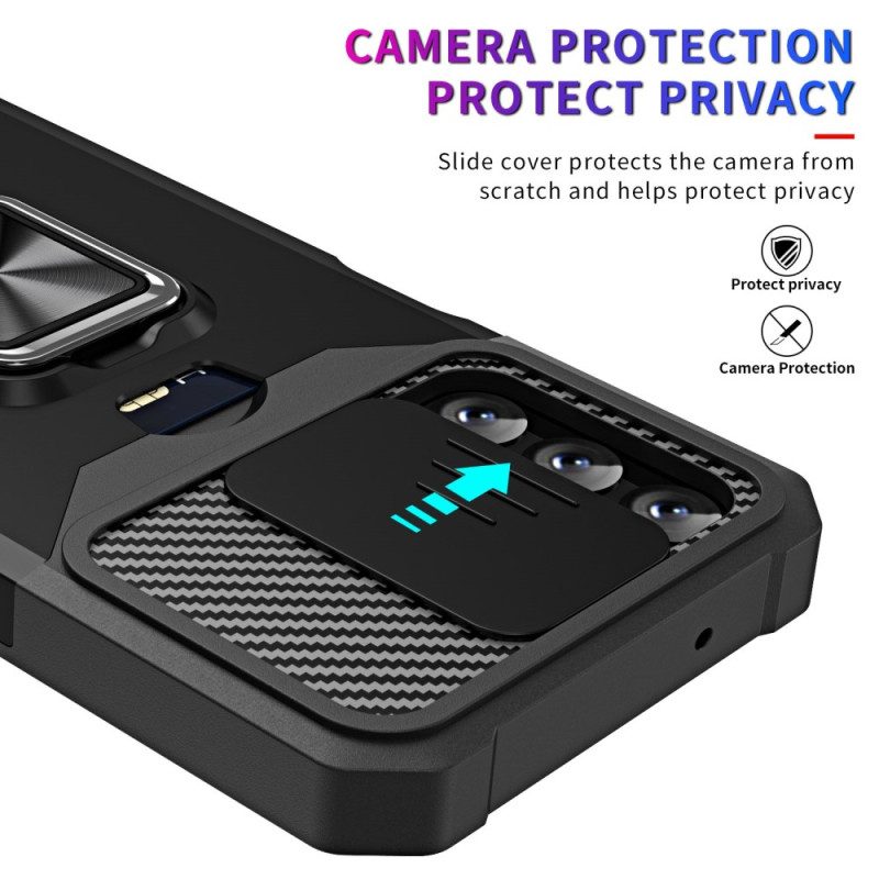 Cover Samsung Galaxy A14 / A14 5G Titolare Della Carta E Copertura Della Fotocamera