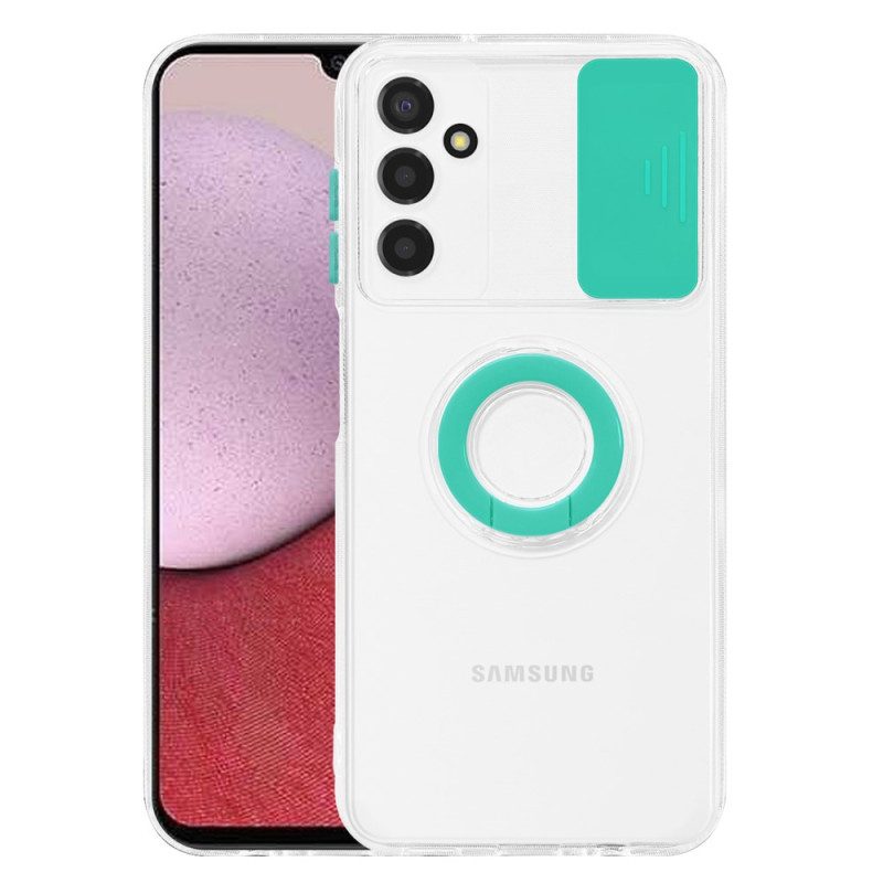 Cover Samsung Galaxy A14 / A14 5G Trasparente Con Anello-supporto