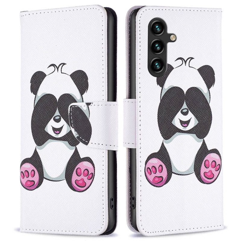 Custodia A Portafoglio Samsung Galaxy A14 / A14 5G Panda