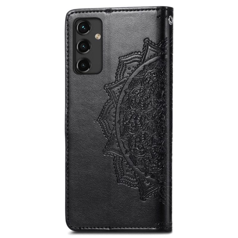 Custodia in pelle Samsung Galaxy A14 / A14 5G Mandala D'epoca