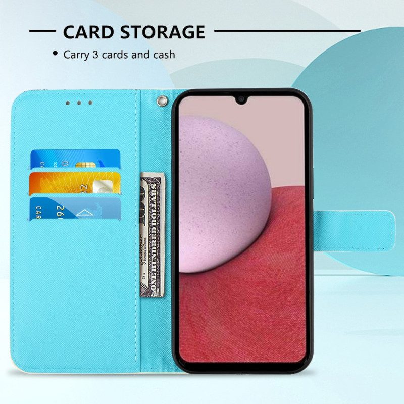 Folio Cover Samsung Galaxy A14 / A14 5G Cinghia Acchiappasogni