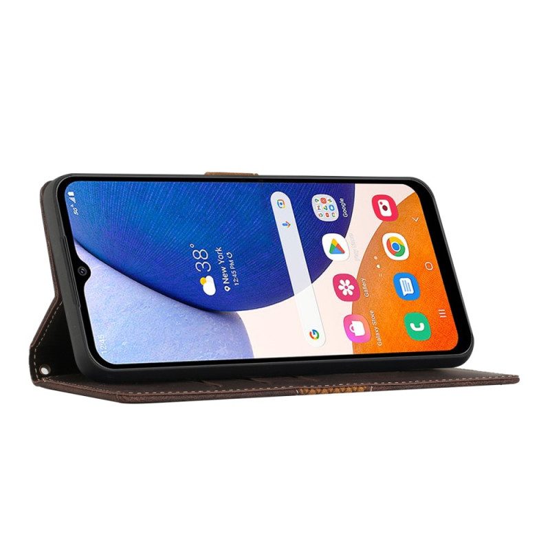 Folio Cover Samsung Galaxy A14 / A14 5G Modello Con Cinturino