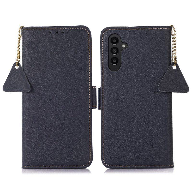 Folio Cover Samsung Galaxy A14 / A14 5G Rfid In Vera Pelle