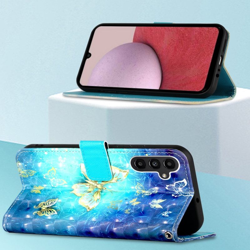 Folio Cover Samsung Galaxy A14 / A14 5G Splendide Farfalle Perizoma