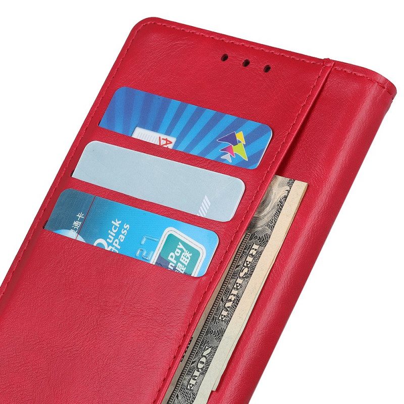 Custodia in pelle Sony Xperia Pro-I Bottone Decorativo In Ecopelle